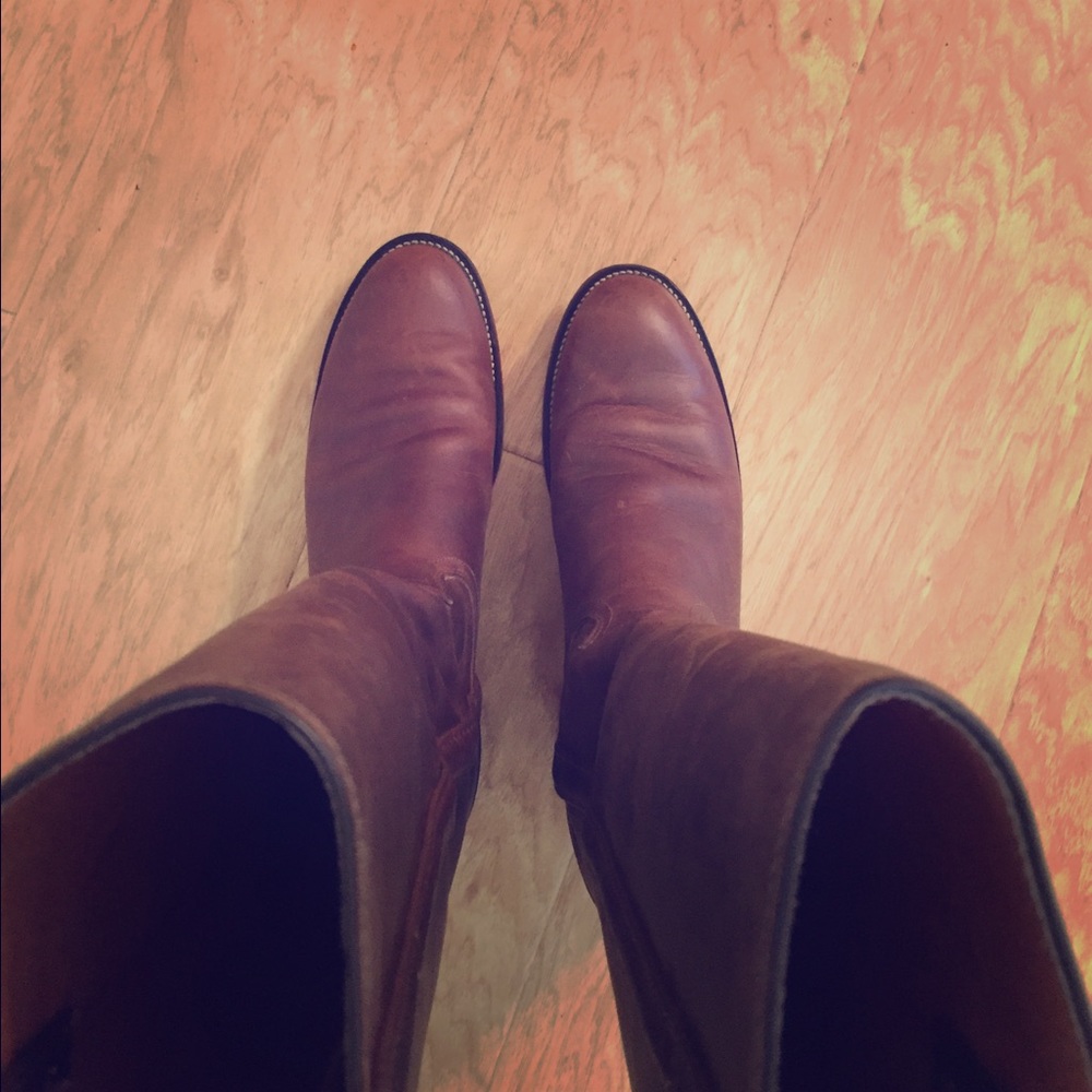 Justin Cognac Riding Boots